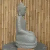 Artikelbild 3 des Artikels “Sitzender Buddha aus Riverstone in Bhumisparsha - Geste der Erdberührung, ca. 100cm Höhe, naturbelassen “